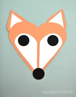 fox Crafts for kids- fall kid craft - letter F - woodland craft - fox craft preschool - acraftylife.com #kidscrafts #craftsforkids #preschool