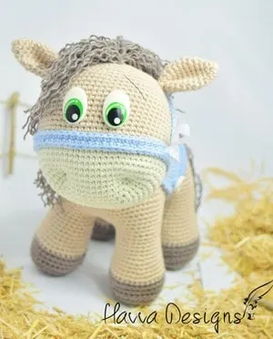 horse crochet pattern- pony pattern - crochet pattern pdf - amigurumi amorecraftylife.com #crochet #crochetpattern