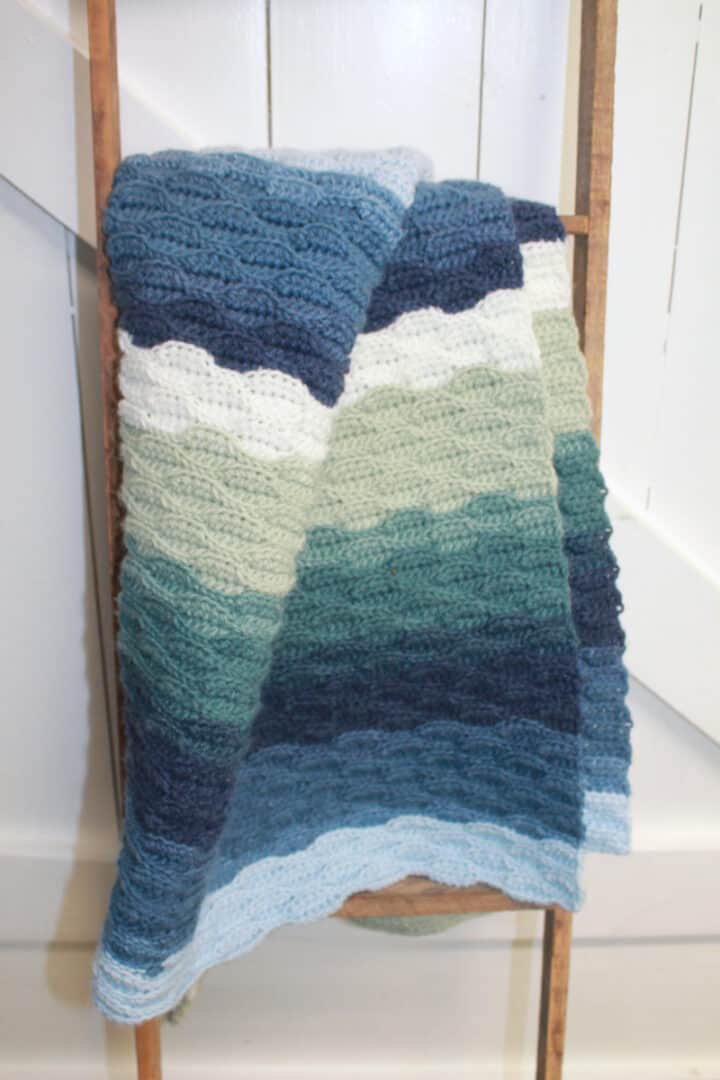 63 Easy & Cute Crochet Baby Boy Blanket Patterns - A Crafty Life