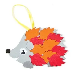 Hedgehog Crafts for kids- fall kid craft - letter H - woodland craft - hedgehog craft preschool - hibernation craft- acraftylife.com #kidscrafts #craftsforkids #preschool