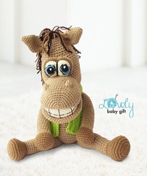horse crochet pattern- pony pattern - crochet pattern pdf - amigurumi amorecraftylife.com #crochet #crochetpattern