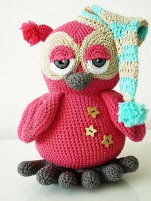 crochet owl pattern- amigurumi crochet pattern pdf - acraftylife.com #crochet #crochetpattern