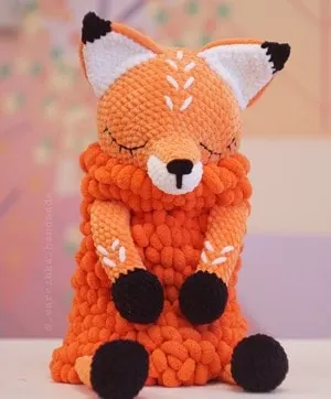 crochet fox pattern - amigurumi crochet pattern - acraftylife.com #crochet #crochetpattern #diy #amigurumi