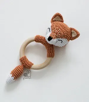 crochet fox pattern - amigurumi crochet pattern - acraftylife.com #crochet #crochetpattern #diy #amigurumi