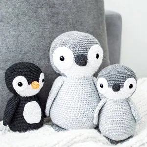 penguin crochet pattern - stuffed penguin toy -acraftylife.com #crochet #crochetpattern #amigurumi #diy