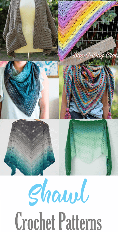 crochet shawl pattern- scarf crochet pattern pdf wrap - acraftylife.com #crochet #crochetpattern