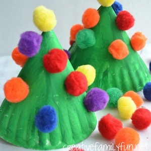 christmas tree kid crafts - christmas kid craft - arts and crafts activities - acraftylife.com #kidscraft #craftsforkids #preschool