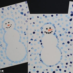 snowman crafts for kids- arts and crafts activities -winter kid craft- acraftylife.com #kidscraft #craftsforkids #winter #preschool