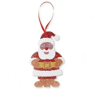 Santa Crafts for Kids - christmas kid craft - arts and crafts activities - acraftylife.com #kidscraft #craftsforkids #christmas #preschool