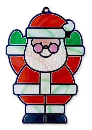 Santa Crafts for Kids - christmas kid craft - arts and crafts activities - acraftylife.com #kidscraft #craftsforkids #christmas #preschool