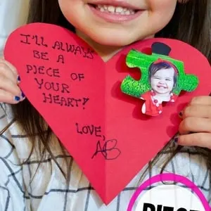 Valentine's Day crafts for preschoolers- valentine's day card crafts for kids- heart kid crafts - acraftylife.com #preschool #kidscraft #craftsforkids