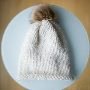 hat knitting patterns -free knit pattern  -acraftylife.com #diy #knittingpattern #knit