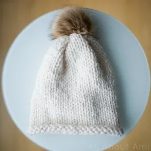 hat knitting patterns -free knit pattern -acraftylife.com #diy #knittingpattern #knit