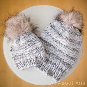 hat knitting patterns -free knit pattern  -acraftylife.com #diy #knittingpattern #knit