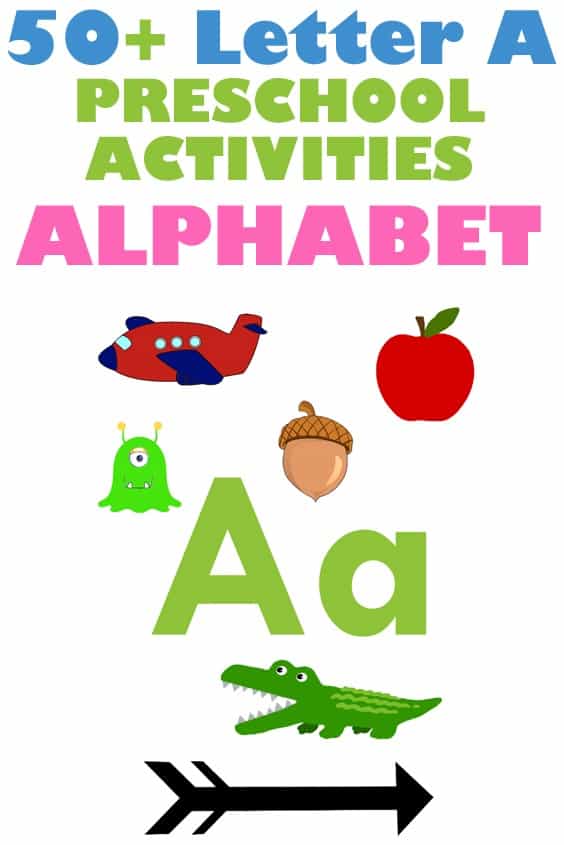 Letter A Printable Activities - Crafts for Letter A - Preschool kid craft - alphabet math recipe acraftylife.com #preschool #craftsforkids #kidscrafts