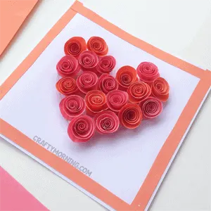 Valentine's Day crafts for preschoolers- valentine's day card crafts for kids- heart kid crafts - acraftylife.com #preschool #kidscraft #craftsforkids