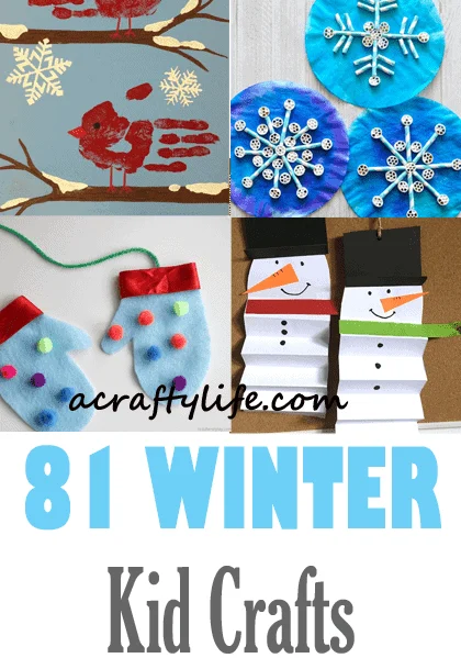 85 Easy Winter Crafts for Preschoolers – Creative Fun - A Crafty Life