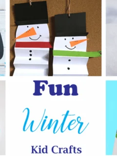 winter crafts for preschoolers- arts and crafts activities -winter kid craft- acraftylife.com #kidscraft #craftsforkids #winter #preschool