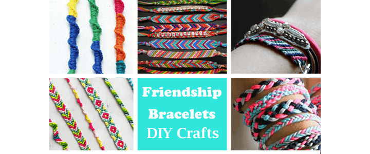 Different types of friendship bracelets to make - DIY bracelets - crafts for kids- tweens - acraftylife.com #craftsforkids #kidscrafts