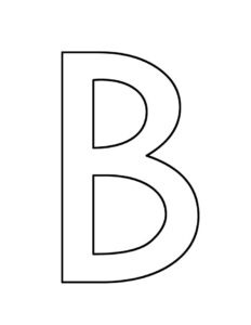 Printable Letter B Activities and Crafts for Preschoolers - A Crafty Life