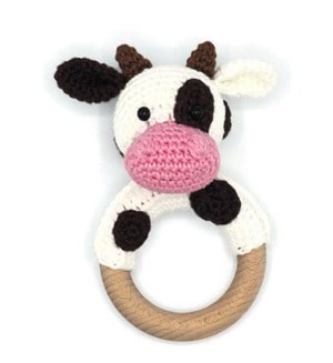 crochet cow pattern - amigurumi - crochet animal pattern - acraftylife.com #crochet #crochetpattern #diy