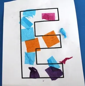 Letter E Printable Activities - Crafts for Letter E- Preschool kid craft - alphabet math recipe acraftylife.com #preschool #craftsforkids #kidscrafts