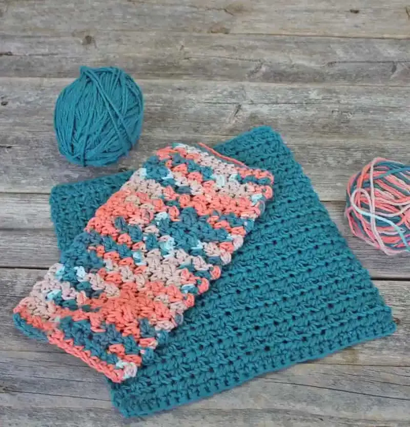 A Pretty Simple Dishcloth - Crochet Quick Fix - Pattern & Tutorial