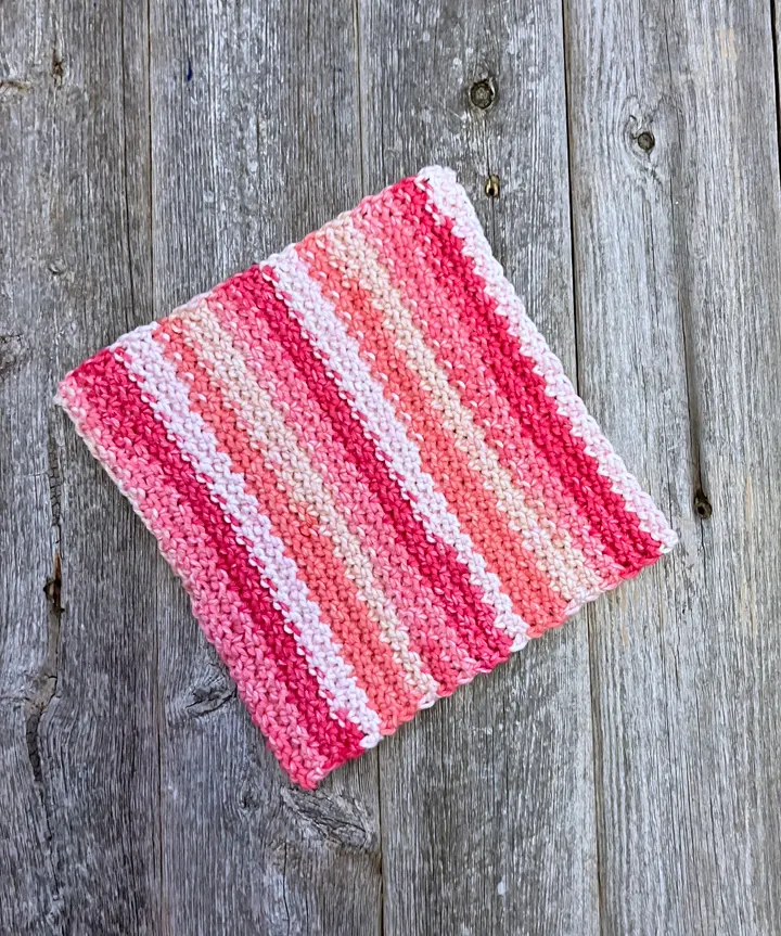 seed stitch washcloth