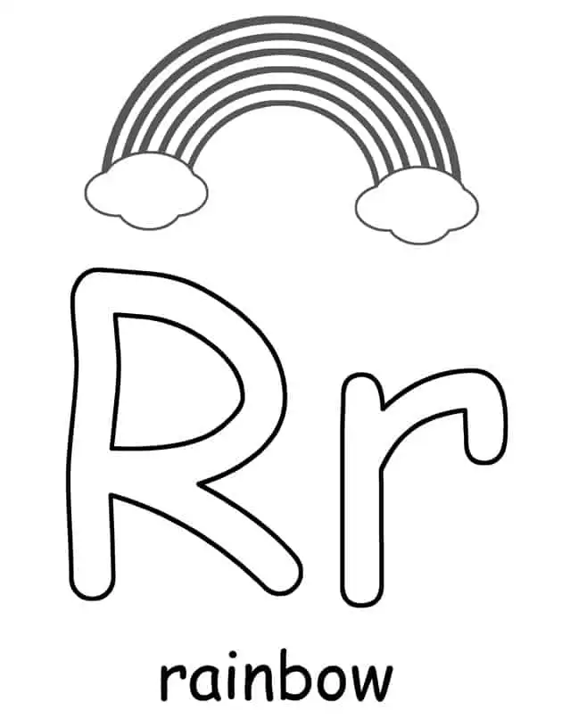 Letter R Printable Worksheets for Preschoolers - template Activities - Crafts for Letter R - Preschool kid craft - alphabet math recipe acraftylife.com #preschool #craftsforkids #kidscrafts