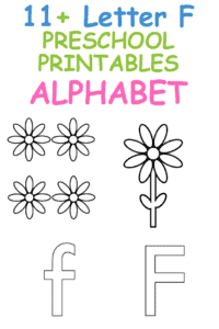 11 Great Letter F Printable Preschool Worksheets &amp; Coloring Pages - A ...