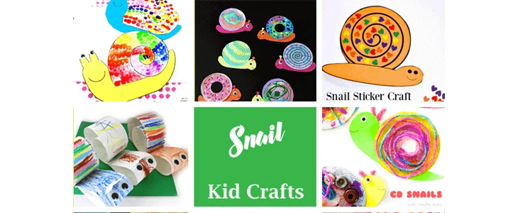 Make colorful and fun snail Kid Crafts - acraftylife.com #kidscrafts #craftsforkids #preschool