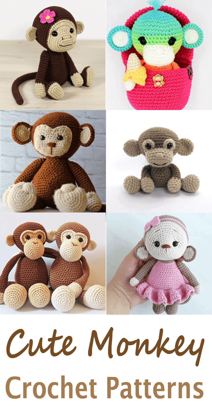 chinese new year monkey crochet pattern