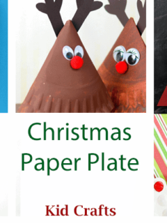 christmas paper plate kid craft - arts and crafts activities - amorecraftylife.com #kidscraft #craftsforkids #christmas #preschool