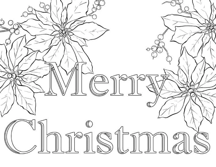 Merry Christmas printables - free Christmas coloring pages- arts and crafts activities - acraftylife.com #kidscraft #craftsforkids #christmas #preschool