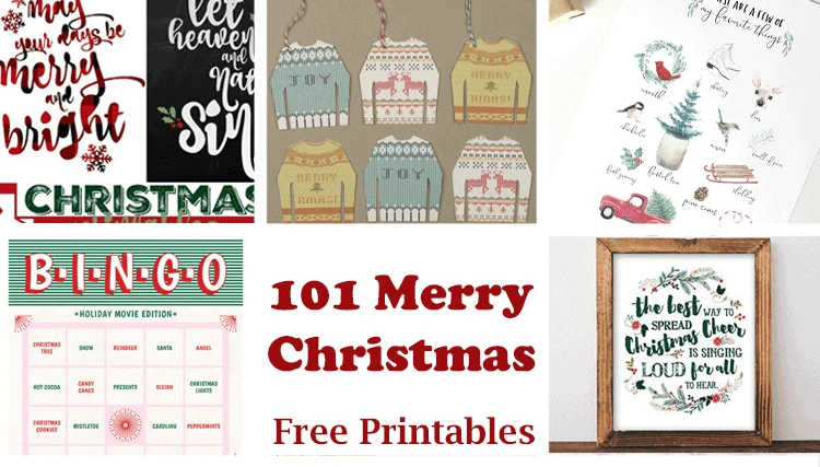 Merry Christmas printables - free Christmas coloring pages- arts and crafts activities - acraftylife.com #kidscraft #craftsforkids #christmas