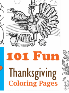 Thanksgiving coloring for page - fall kid craft - thanksgiving kid craft - acraftylife.com #kidscraft #craftsforkids #preschool