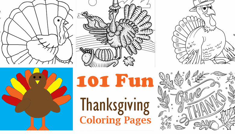 Thanksgiving coloring for page - fall kid craft - thanksgiving kid craft - acraftylife.com #kidscraft #craftsforkids #preschool