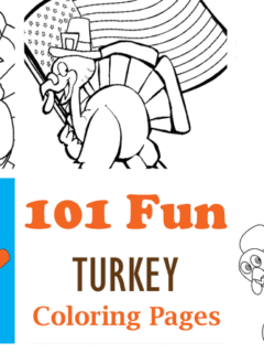 turkey coloring for page - fall kid craft - thanksgiving kid craft - acraftylife.com #kidscraft #craftsforkids #preschool