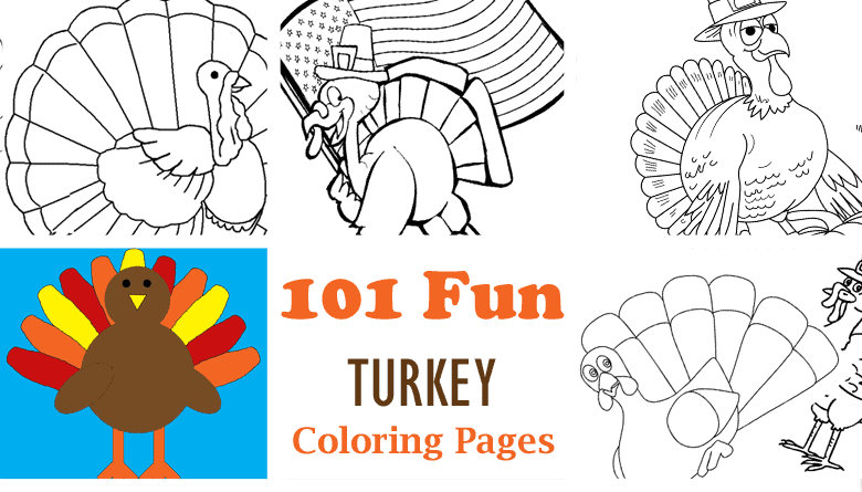 turkey coloring for page - fall kid craft - thanksgiving kid craft - acraftylife.com #kidscraft #craftsforkids #preschool