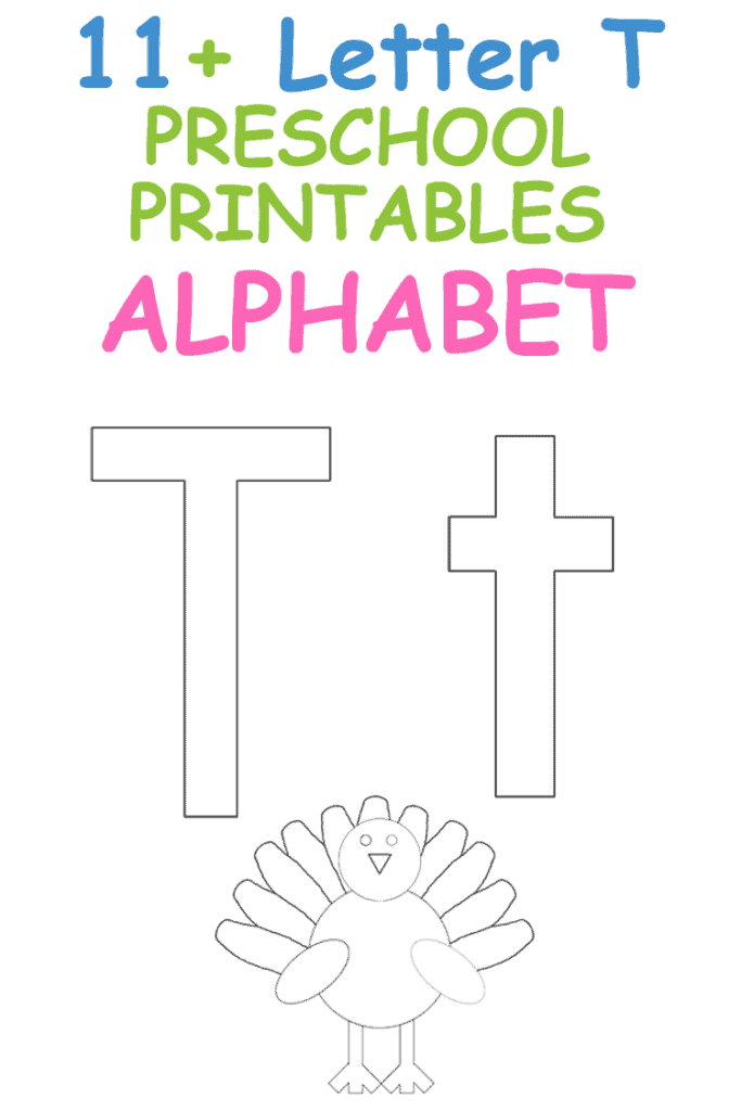 Letter t Printable Worksheets for Preschoolers - Templates Activities - Crafts for Letter R - Preschool kid craft - alphabet -acraftylife.com #preschool #craftsforkids #kidscrafts
