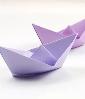 Easiest Origami Folded  - folded paper craft - crafts for kids - acraftylife.com