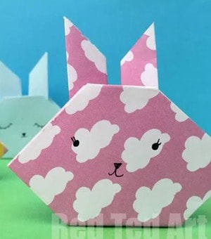 Easiest Origami Folded  - folded paper craft - crafts for kids - acraftylife.com