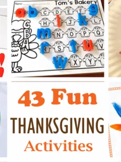 Thanksgiving craft & activities for preschoolers - fall kid craft - thanksgiving kid craft - acraftylife.com #kidscraft #craftsforkids #preschool