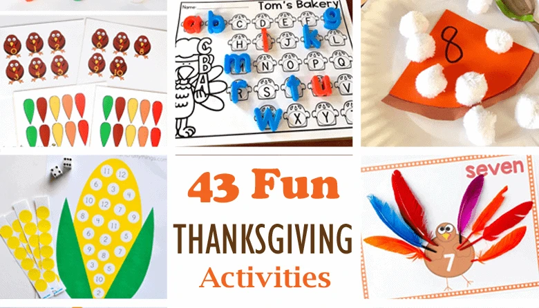 Thanksgiving craft & activities for preschoolers - fall kid craft - thanksgiving kid craft - acraftylife.com #kidscraft #craftsforkids #preschool