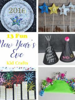 New Year's Eve crafts for kids- acraftylife.com #preschool #craftsforkids #crafts #kidscraft