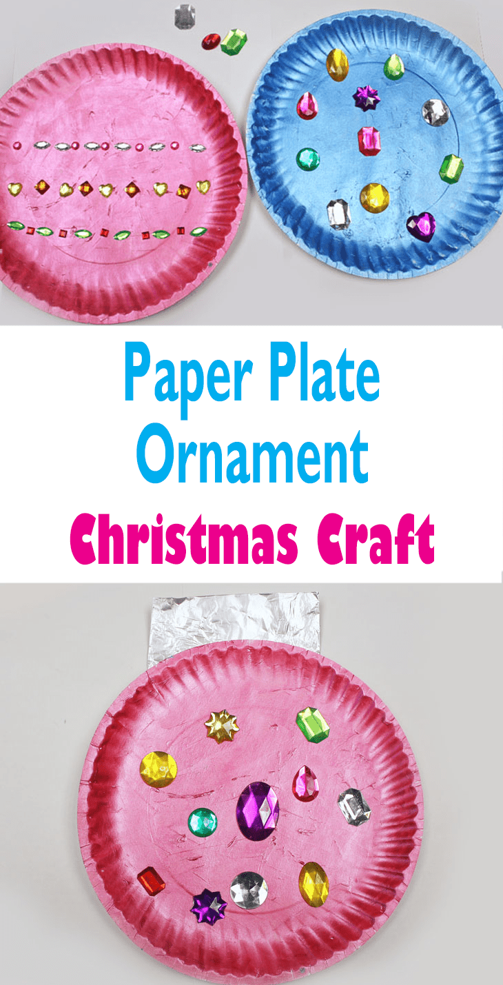 Paper Plate Christmas Ornament Craft for Preschool A Crafty Life