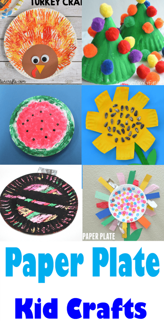 paper plate crafts for kids- acraftylife.com #preschool #craftsforkids #crafts #kidscraft