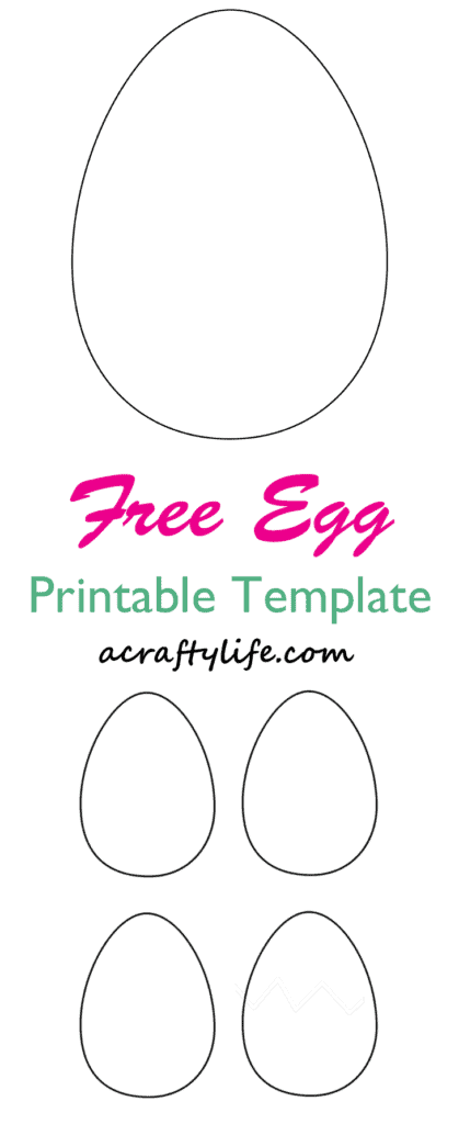 small, medium, large egg template free printable acraftylife.com