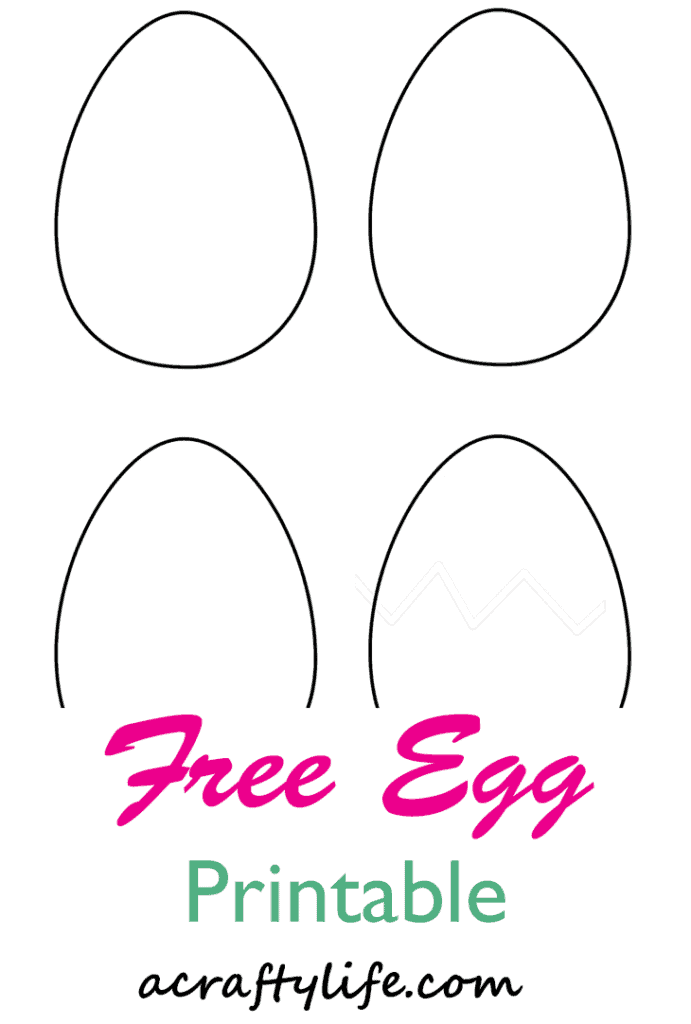 small, medium, large egg template free printable acraftylife.com