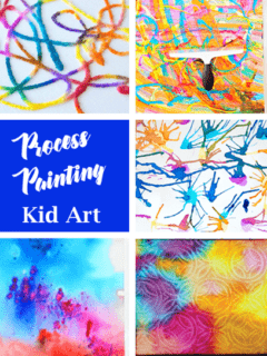 fun easy painting process art for kids